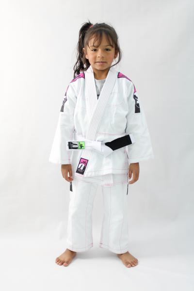 Kimono Infantil Sarja Rosa 