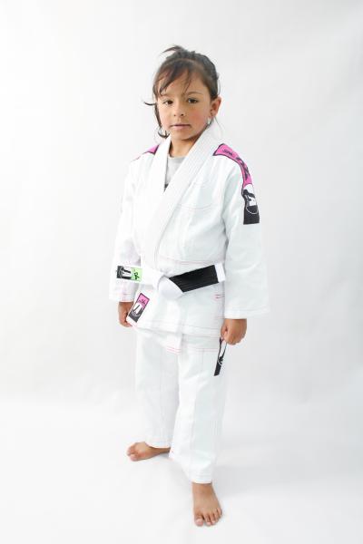 Kimono Infantil Sarja Rosa 