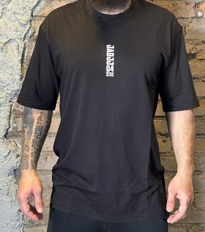 Camiseta Preta c/ branco 2025 Overcized 